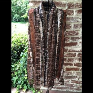 Coldwater Creek Sheer Vest